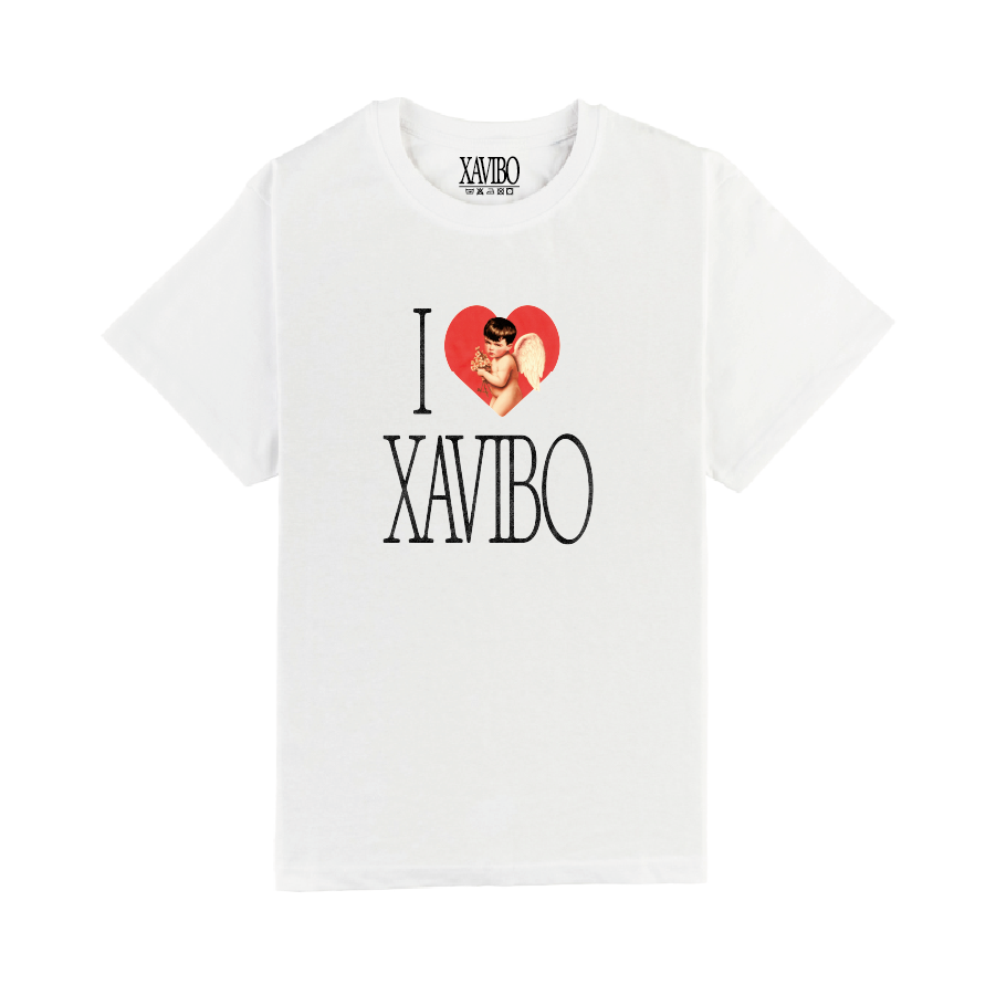 CAMISETA `I LOVE XAVIBO´ BLANCA