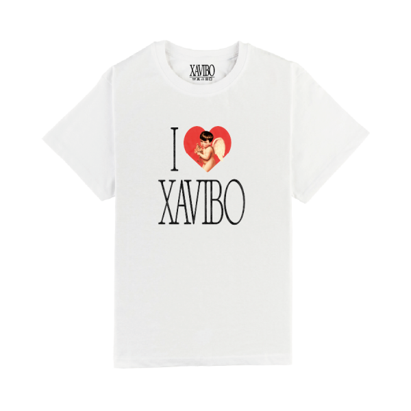 CAMISETA `I LOVE XAVIBO´ BLANCA
